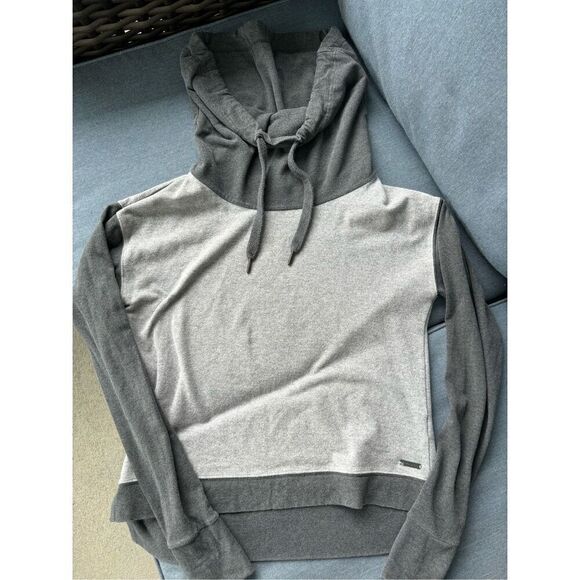 Sweaty Betty color block funnel neck hoodie, $98 - Picture 1 of 7